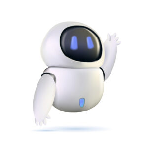 zwaaiende chatbot